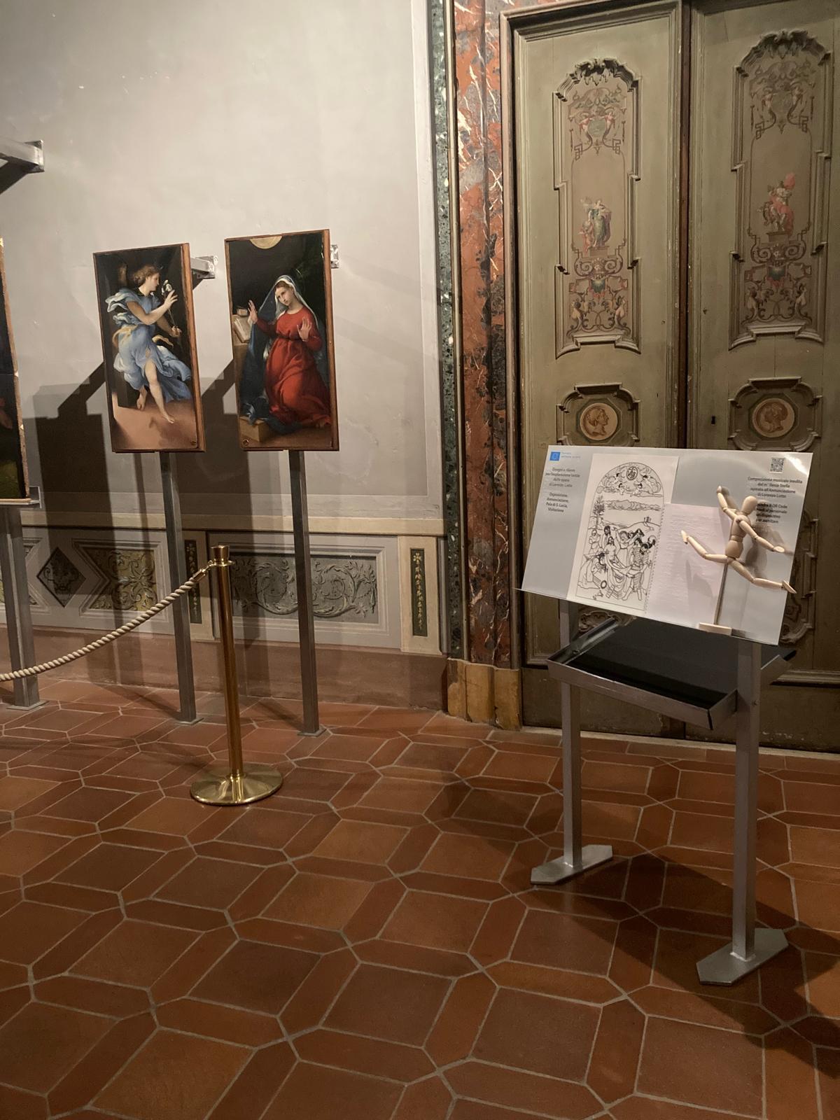 Riproduzione con tecnica PIAF della Deposizione di Lorenzo Lotto