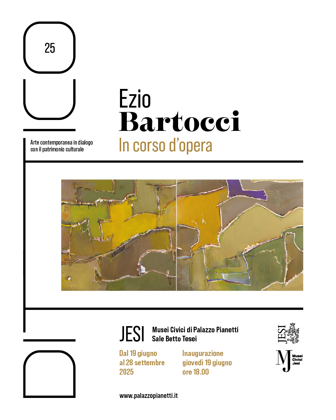 Locandina mostra Ezio Bartocci