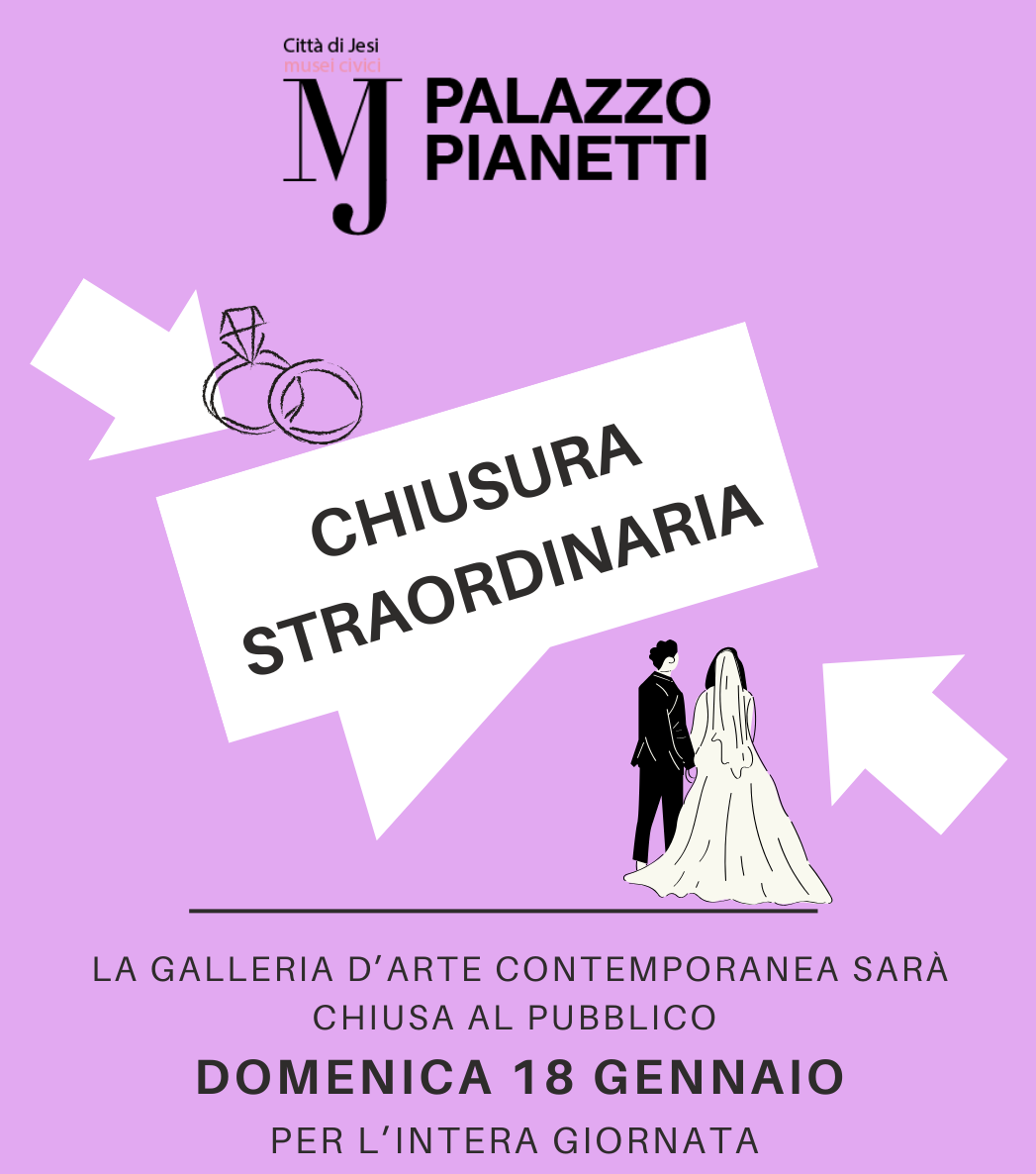 Chiusura sezione Arte Contemporanea