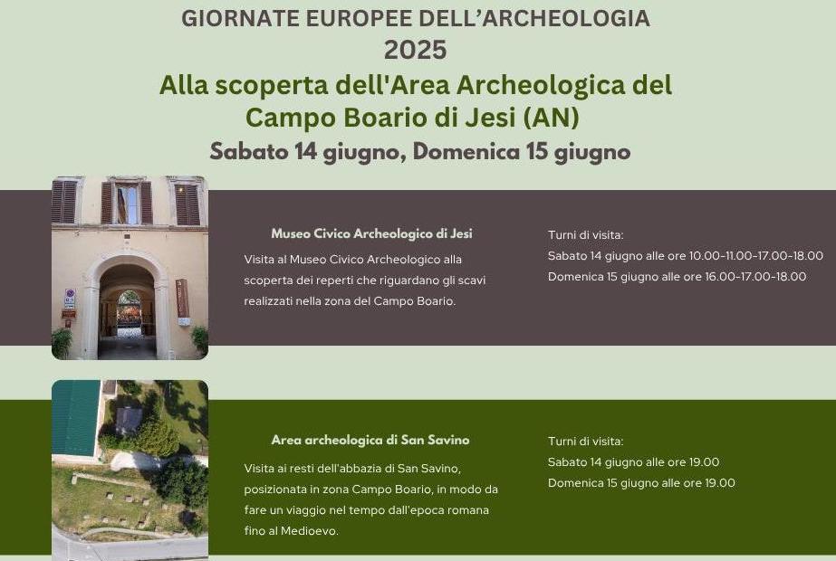 Locandina Giornate Europee dell'Archeologia 2025