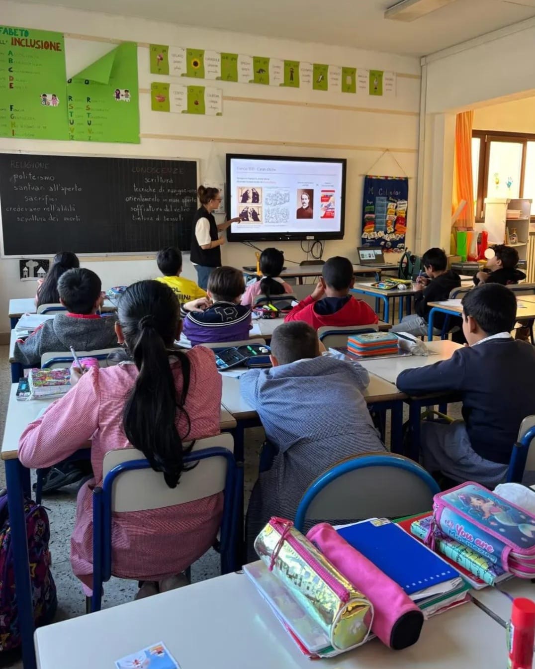 Attività laboratorio sul fumetto in classe